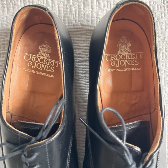 Crockett & Jones, Connaught cap-toe oxfords, Black (size 11.5) - Picture 2 of 10